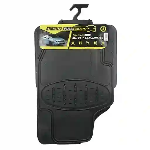 Simoniz Tapete Pvc Full Equipo Universal Negro