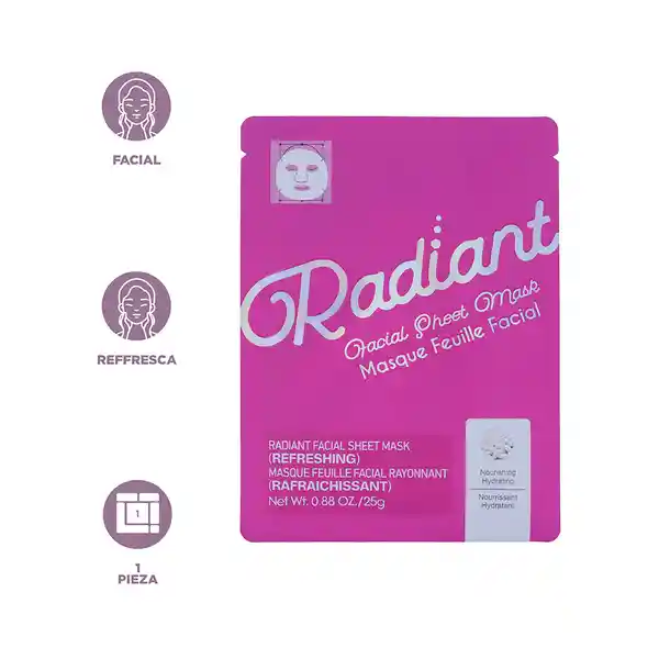 Mascarilla Facial Radiante Refrescante Miniso