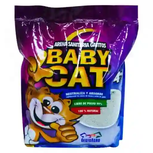 Baby Cat Arena Sanitaria Para Gato 4 Kg
