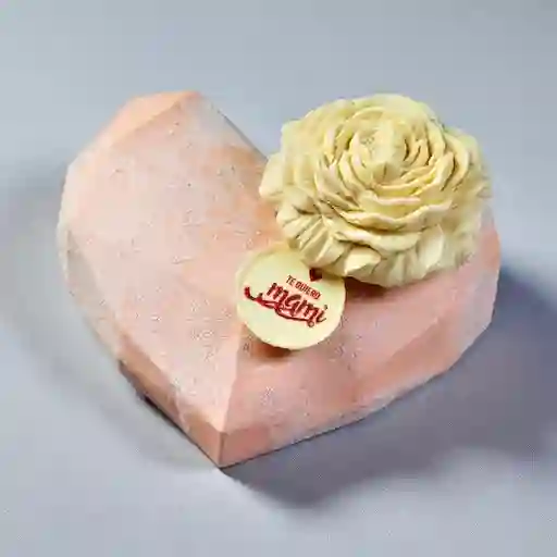 Postre Helado Corazon 14 Cm Rosa