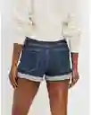 Short Mujer Azul Talla 0 400381184519 American Eagle