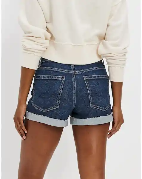 Short Mujer Azul Talla 0 400381184519 American Eagle