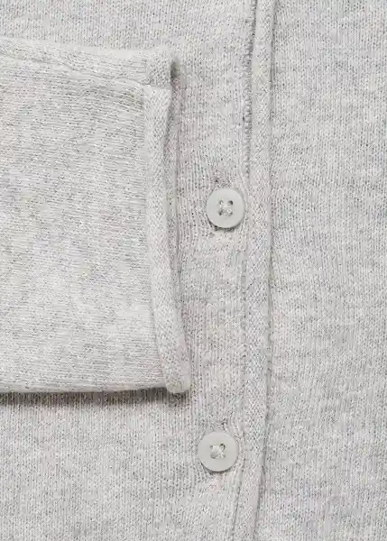 Cardigan Emma Gris Claro Vigore Talla 08 Niñas Mango