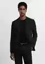Blazer Americana Paulo Negro Talla 46 Hombre Mango