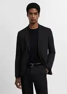 Blazer Americana Paulo Negro Talla 46 Hombre Mango
