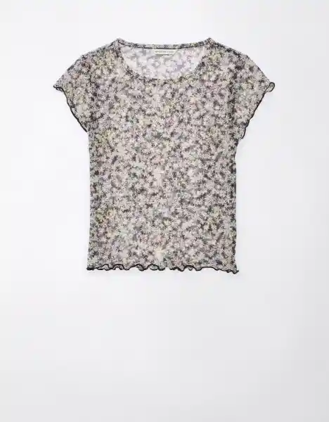 Camiseta Mujer Multicolor Talla X-Small American Eagle