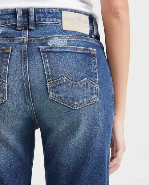 Jean High Rise Cosmo Heritage Femenino Azul Clásico 6 Chevignon
