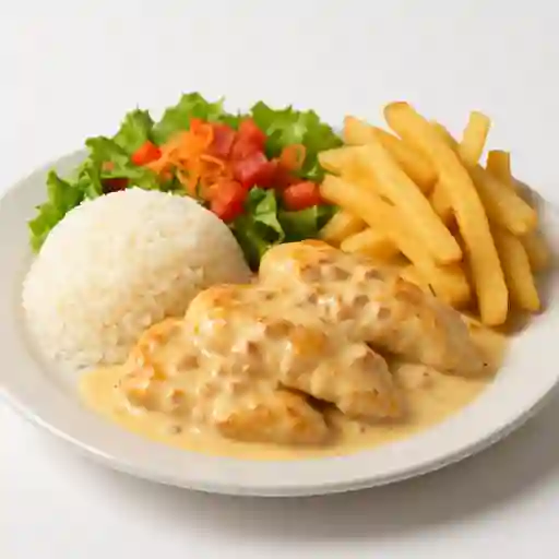 Pollo a la Carbonara