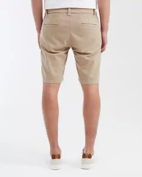 Short Utility Masculino Beige Albarizo Medio Talla 38 Chevignon