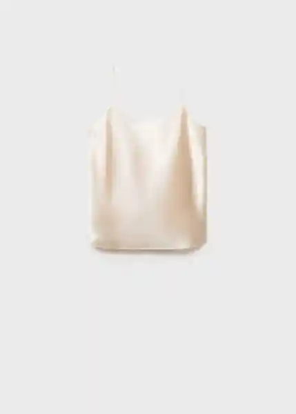 Top Brisa Crudo Talla M Mujer Mango