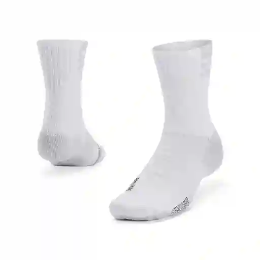 Under Armour Calcetines ad Playmaker Mid Hombre Blanco Talla M