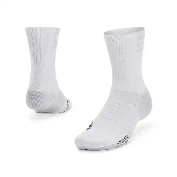 Under Armour Calcetines ad Playmaker Mid Hombre Blanco Talla M