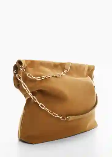 Bolso G Bruna Camel Talla 99 Mujer Mango