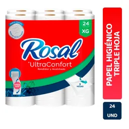 Rosal Papel Higiénico Triple Hoja Ultra XG