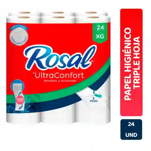 Rosal Papel Higiénico Triple Hoja Ultra XG