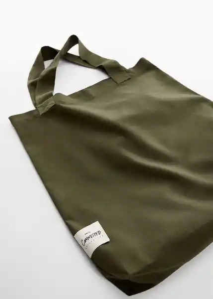 Bolso Nuova Khaki Talla 99 Mujer Mango