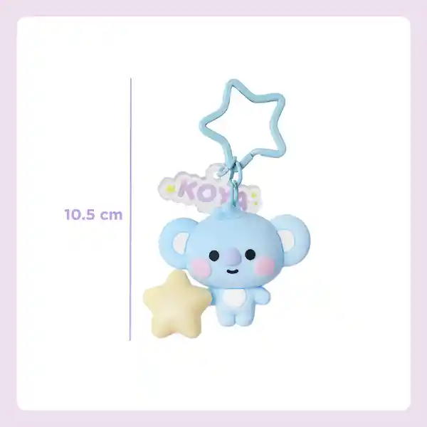 Llavero Luminoso Led  Baby Koya Serie Bt21 Miniso