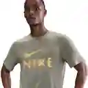 Nike Camiseta M Df Uv Hyverse Gfx Manga Corta Hombre Verde T. L
