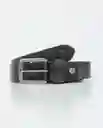 Cinturón Heritage Negro Sombrío Ultraoscuro Talla 36 Chevignon