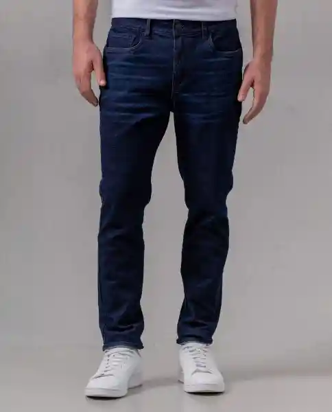 Jean Súper Slim Hombre Azul Colonial Ultraoscuro 34 36241 Rifle