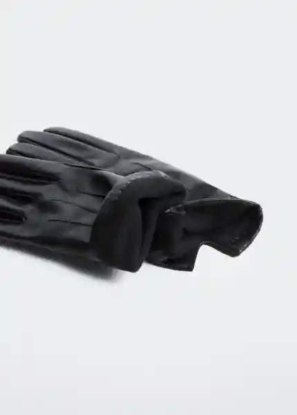 Guantes Sofia Negro Talla S Mujer Mango