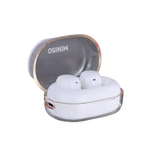 Audifonos Tws Space Capsule Serie Blanco D50 Miniso
