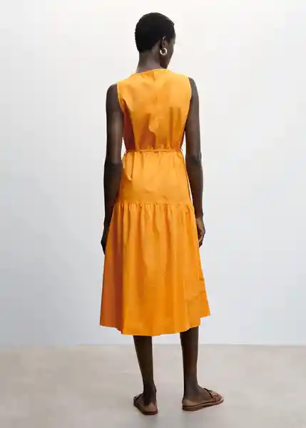 Vestido Tutti-H Naranja Talla XL Mujer Mango