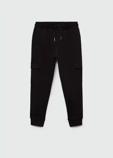 Pantalón Cargo Negro Talla 12 Niños Mango