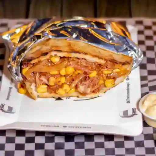Rellena de pulled pork