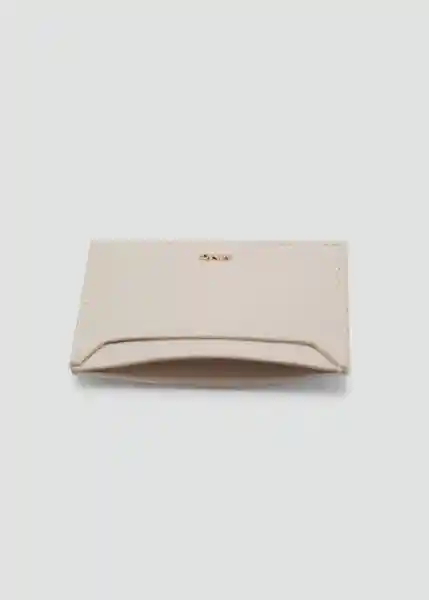 Tarjetero P Martes Offwhite Talla 99 Mujer Mango