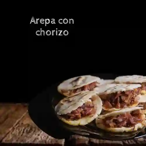 Arepa con Chorizo