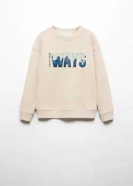 Sudadera Ways Piedra Talla 12 Niños Mango