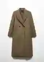 Abrigo Eye Khaki Talla 24 Mujer Mango