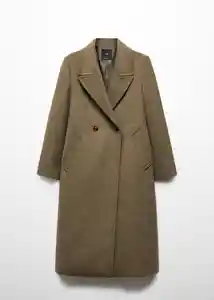 Abrigo Eye Khaki Talla 24 Mujer Mango