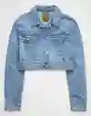 Chaqueta Mujer Azul Talla X-Small American Eagle 3481915