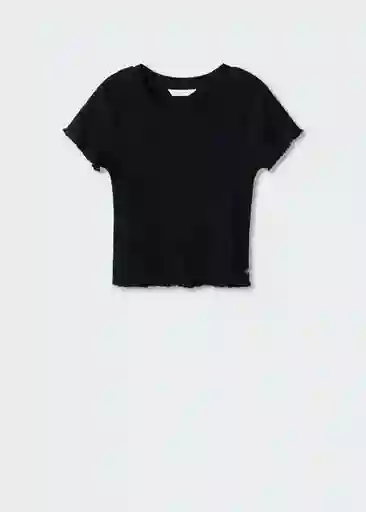 Camiseta Barco Negro Talla 20 Mango Teen Girl Mango