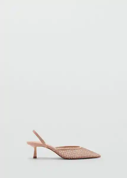 Zapatos Greta Nude Talla 37 Mujer Mango