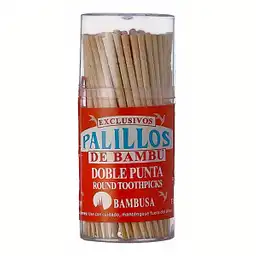 Bambusa Palillos de Bambú Doble Punta