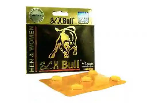 Sen Pastilla Afrodisíaca Scx Bull Para Hombre Y Mujer