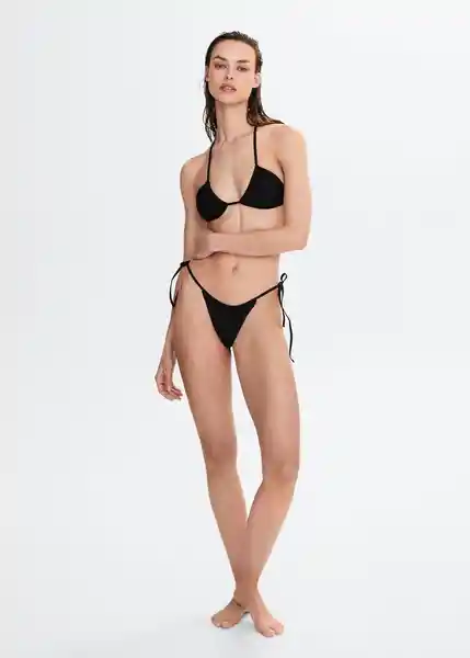 Top Bikini Marisa Negro Talla M Mujer Mango