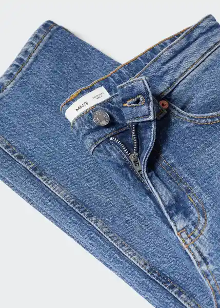 Pantalón Jean Nayara Tejano Medio Talla 32 Mujer Mango