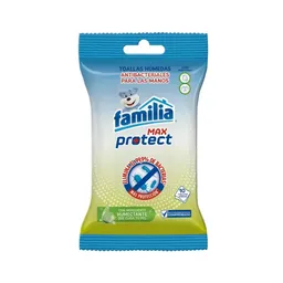 Paños Húmedos Familia Antibacterial X 10 Und