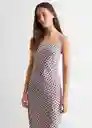 Vestido Natural Beige Talla 20 Mango Teen Girl Mango