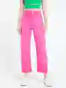 Pantalón Marcos Mujer Rosa Fandango Oscuro Talla 12 Naf Naf