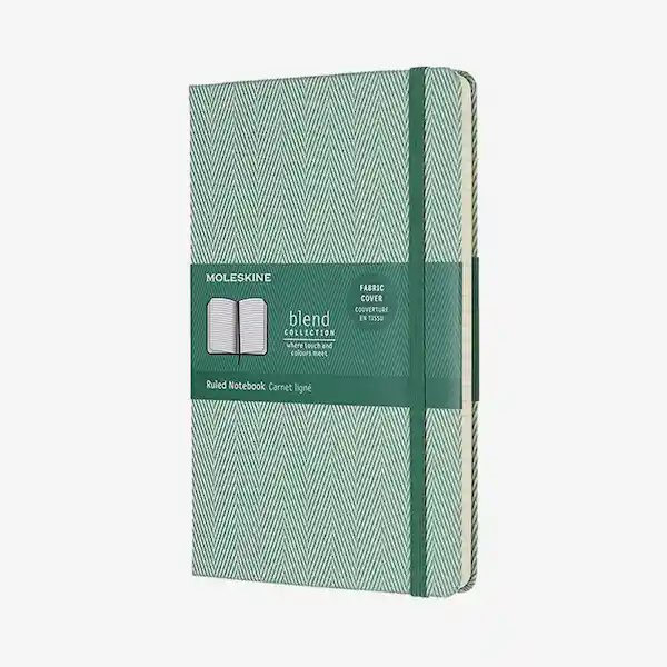 Inkanta Cuaderno Grande Rayas Blend Edición Limitada Verde Hc