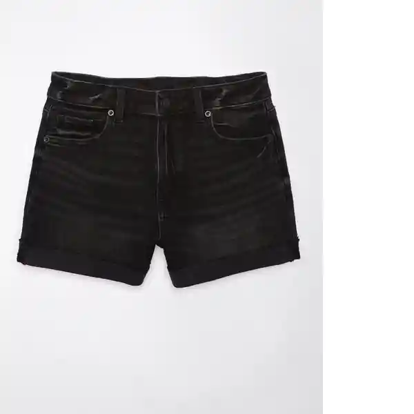 Short Mujer Negro Talla: 2 American Eagle