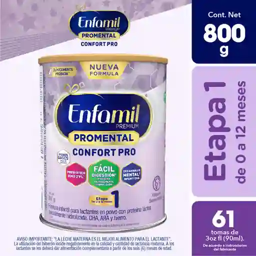 Formula Infantil Enfamil Premium Promental Confort Pro 800 g