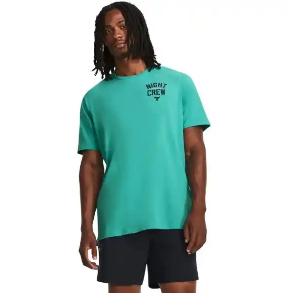 Under Armour Camiseta Rock Night Hombre Verde SM 1379751-369