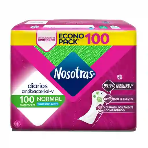 Protectores Diarios Nosotras Antibacterial X 100Und