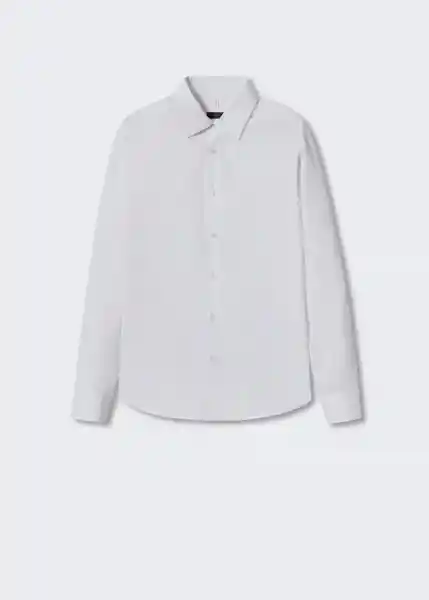 Camisa Play Blanco Talla Xxl Hombre Mango